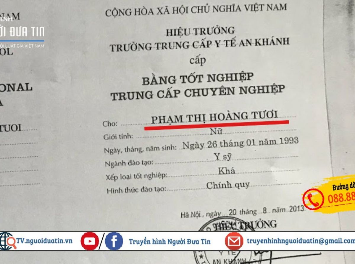 Spa Tokyo Isea lấy tấm bằng của nhân viên khác để đưa cho cơ quan báo chí