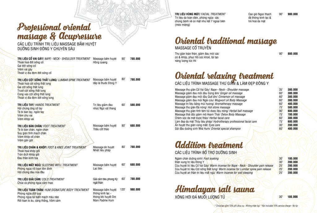 Review Hum Spa HCM: Dịch Vụ, Chất Lượng, Bảng Giá? 2023