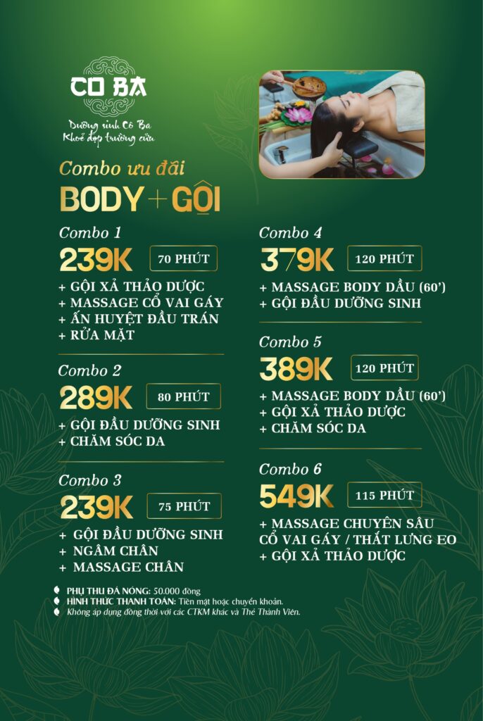 Review Cô Ba Dưỡng Sinh HCM: Dịch Vụ, Chất Lượng + Bảng Giá 2023