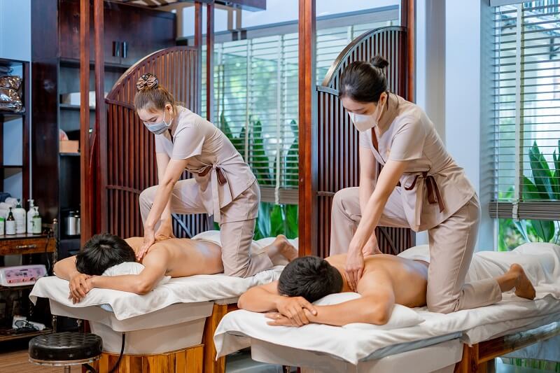 Massage xông hơi dành cho nam giới - Giải tỏa căng thẳng - Bống Spa